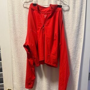 Old Navy Active Bright Orange Quarter-Zip Pullover